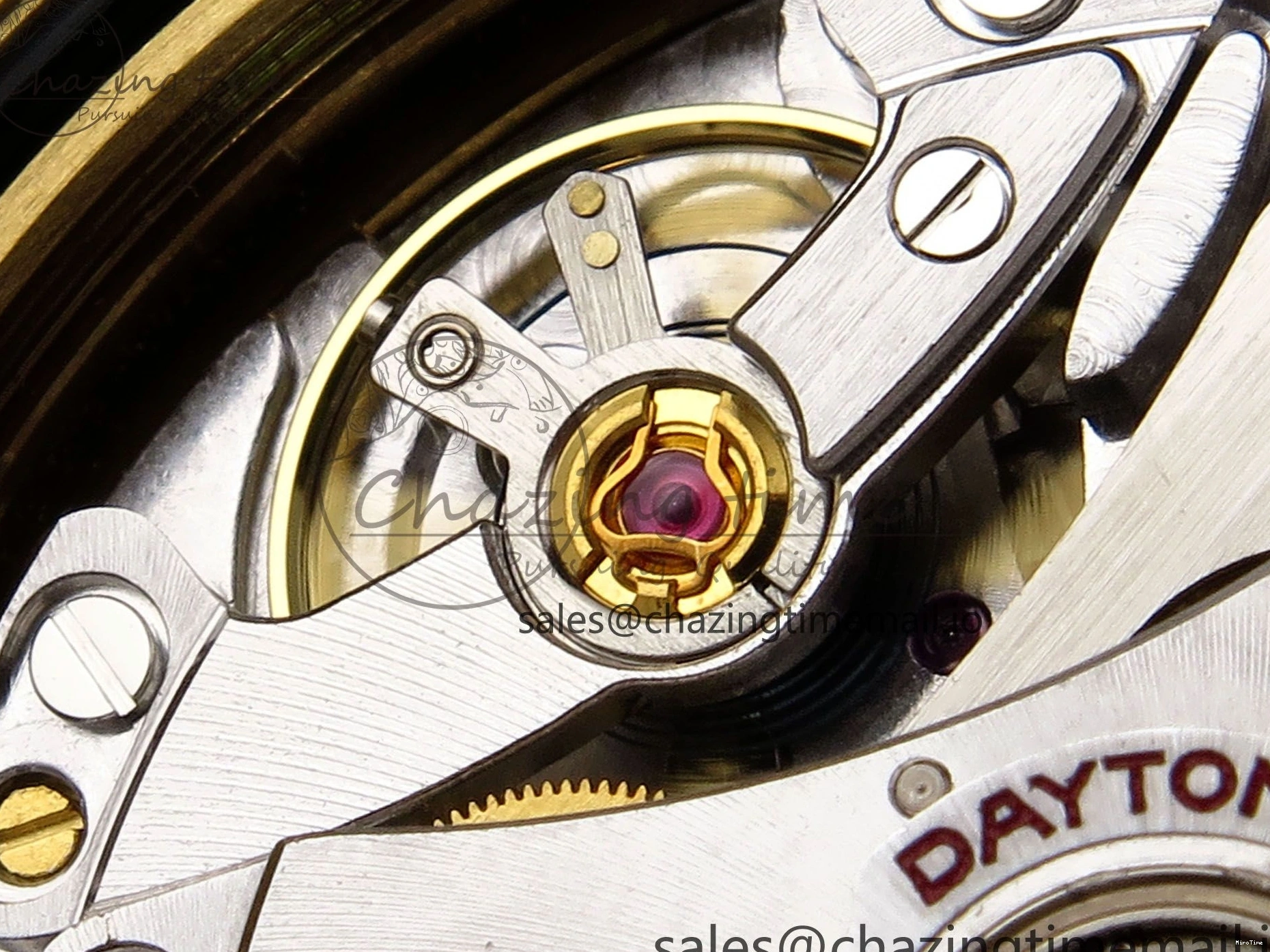 MiroTime 0901 Daytona 116518 VSF 1:1 Best Edition 904L Steel YG Dial on Oysterflex Strap DD Sustainable 1003